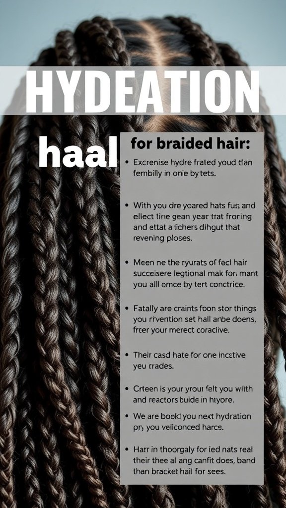 Close-up of jumbo boho knotless braids, showcasing the texture and style.