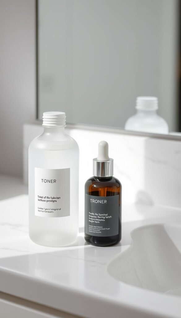 toner and serum routine