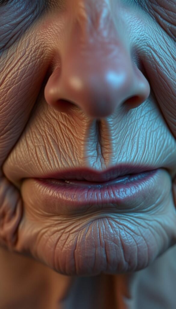 wrinkles around mouth