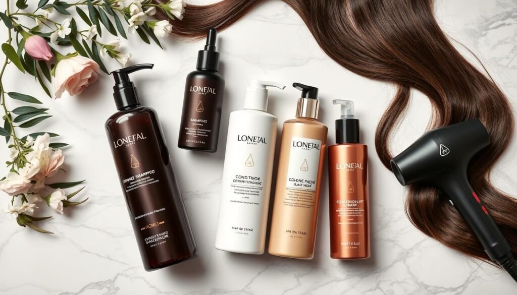 Hair care products for maintaining dark chocolate balayage on black hair