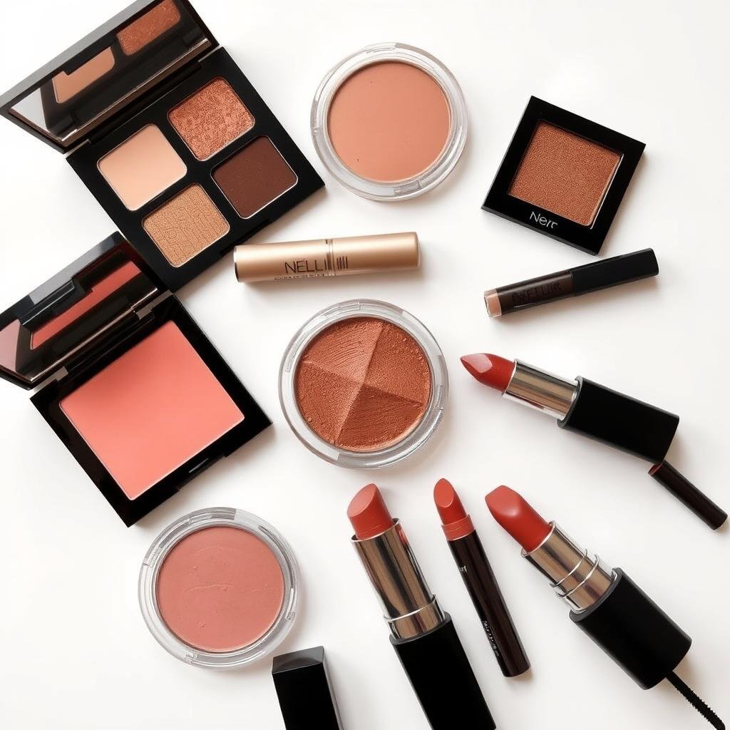 Makeup products ideal for copper red hair