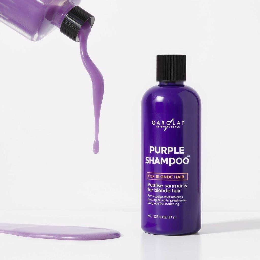 Purple shampoo for blonde hair to prevent brassiness Purple shampoo for blonde hair to prevent brassiness