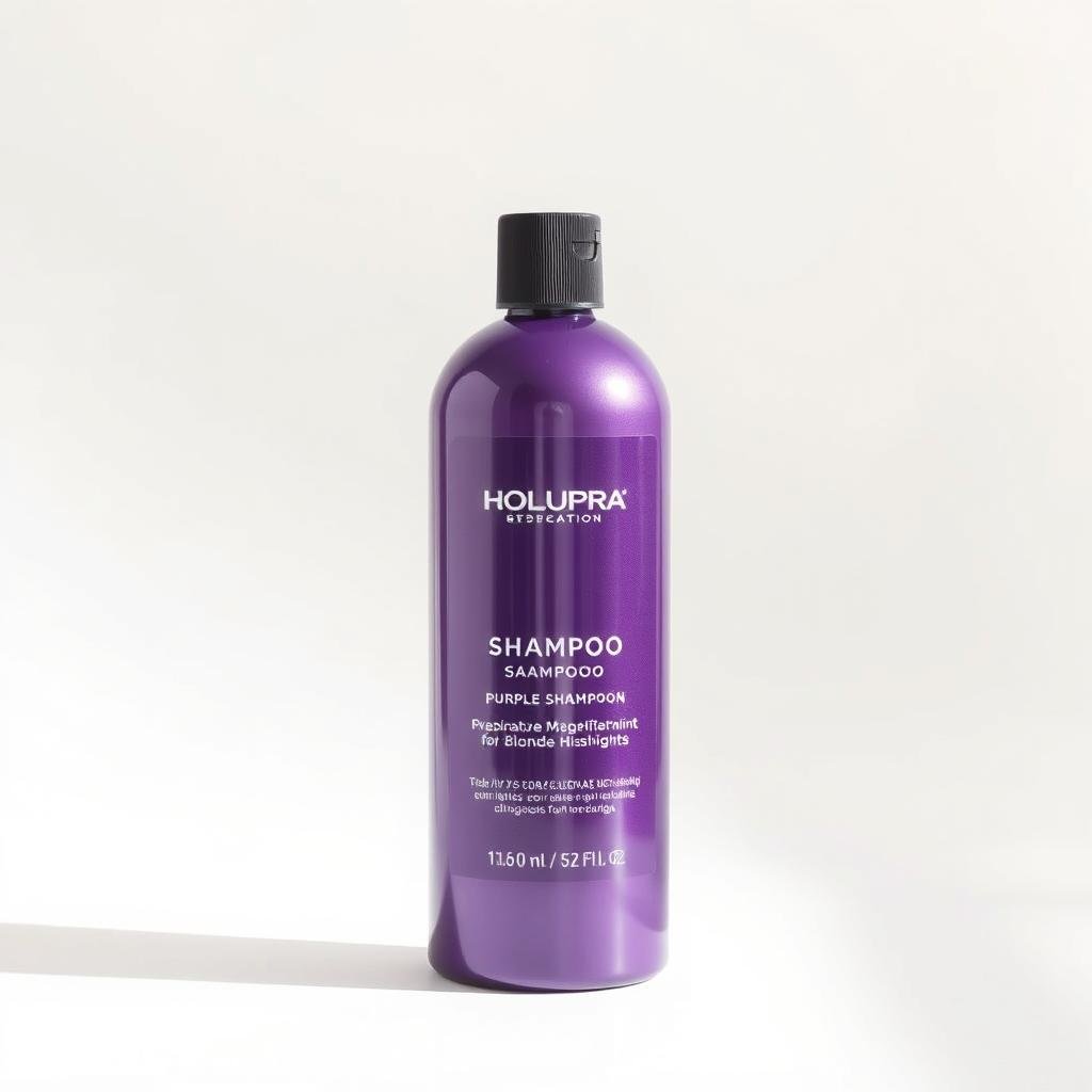 Purple shampoo for blonde highlights