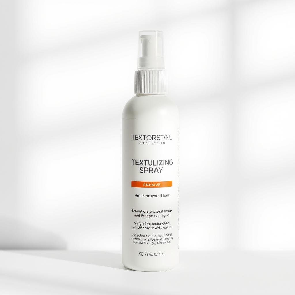Texture spray for highlighted hair