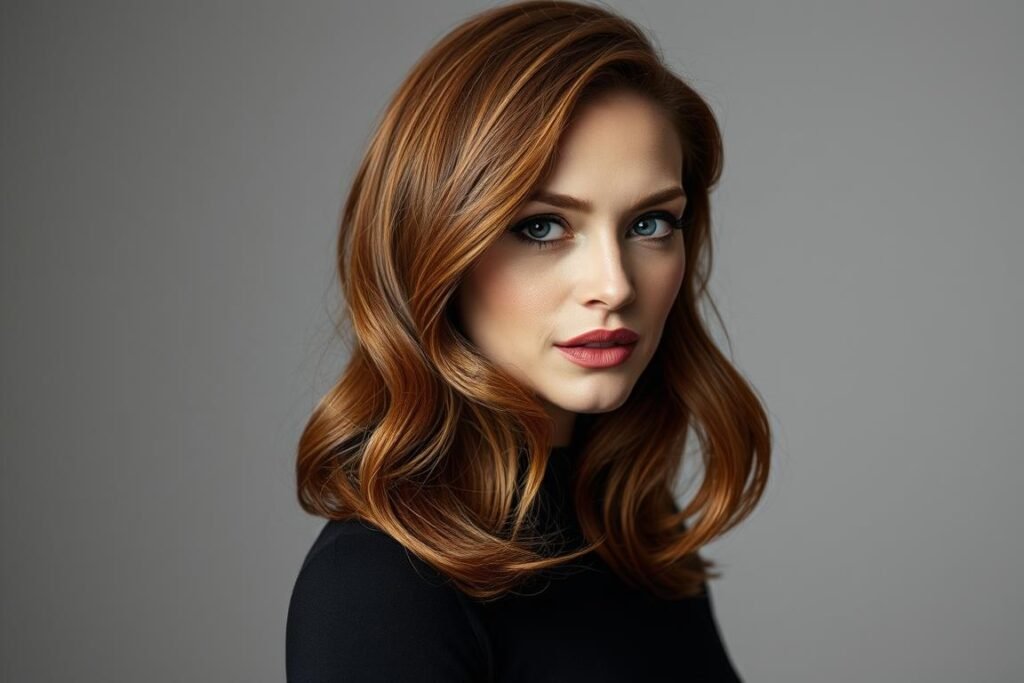 Celebrity inspiration showing Julianne Moore with classic auburn hair Celebrity inspiration showing Julianne Moore with classic auburn hair