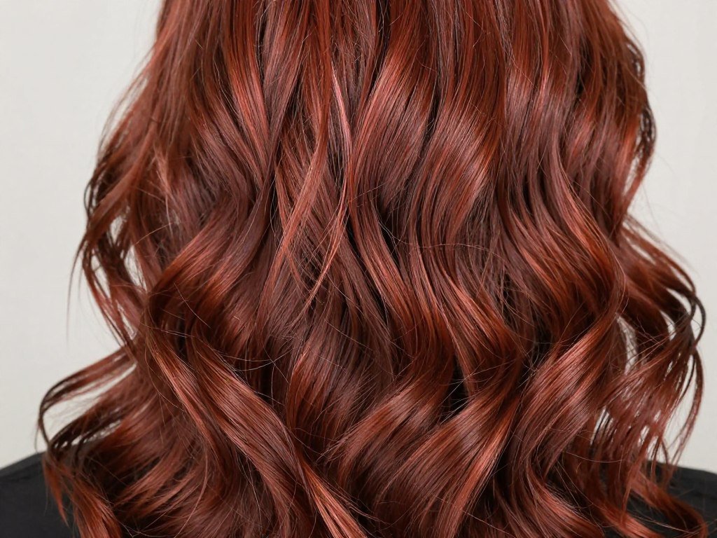 Chestnut brown hair with auburn highlights enhancing the red undertones Chestnut brown hair with auburn highlights enhancing the red undertones