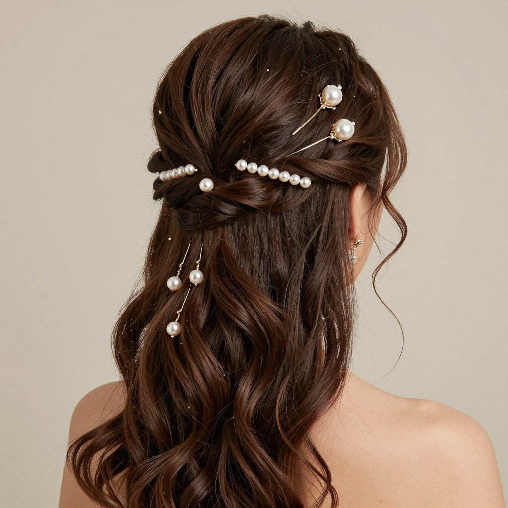 Classic and elegant hair accessories for prom hairstyles