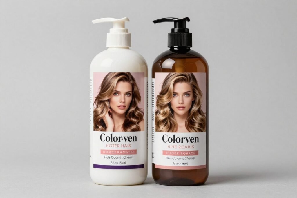 Color-safe shampoo and conditioner for caramel highlights Color-safe shampoo and conditioner for caramel highlights
