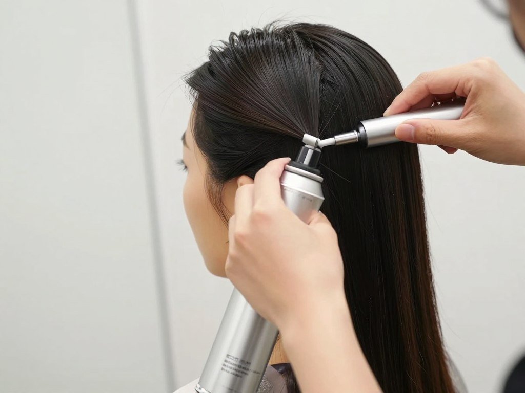 Final refinement of slick back half up half down hairstyle Final refinement of slick back half up half down hairstyle